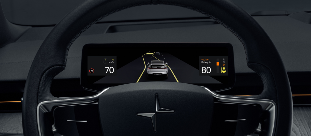 polestar 3 infotainment screen